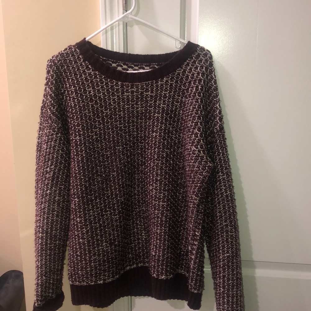 Burgundy sweater
